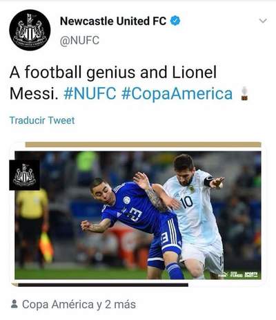 Newcastle resalta figura de Almirón ante la Argentina de Messi - .::RADIO NACIONAL::.