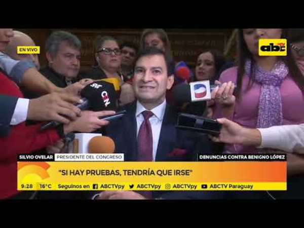 Silvio Ovelar: Tendría que demostrar su inocencia - Tv - ABC Color