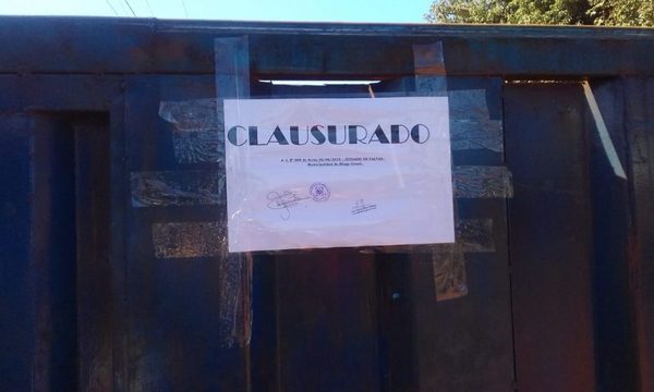Clausuran recicladora en Minga Guazú, pero amenazan con seguir operando