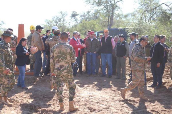 Realizan trabajos de reapertura de picadas y limpieza de hitos en la frontera con Bolivia