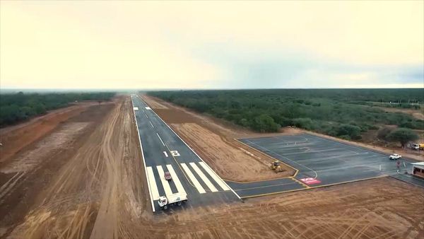 Renovado aeródromo opera en Infante Rivarola