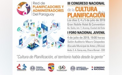 III Congreso Nacional de Cultura de la Planificación será en CDE