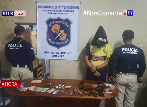 Detienen a presunto microtraficante en Pedro Juan Caballero | Noticias Paraguay