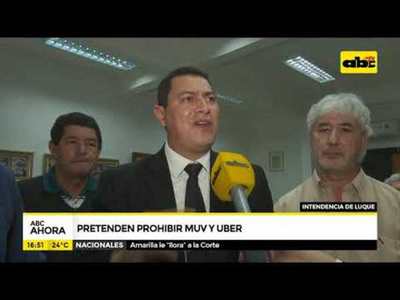 Intendente de Luque pretende prohibir MUV y UBER - Tv - ABC Color