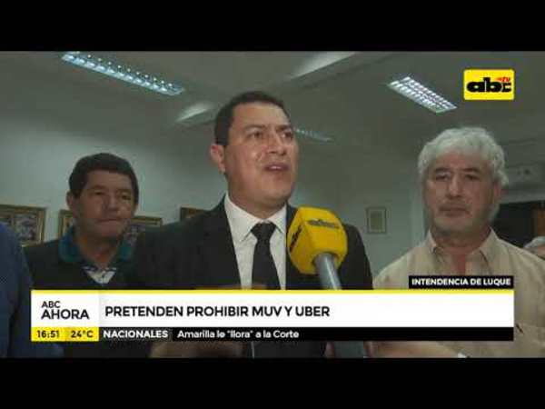 Intendente de Luque pretende prohibir MUV y UBER - Tv - ABC Color