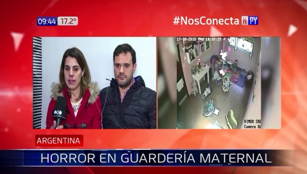 Horror en guardería: Captan a maestra maltratando a beba | Noticias Paraguay
