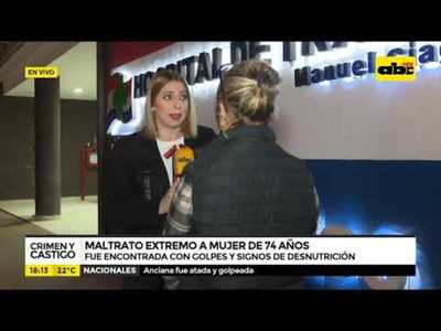 Maltrato extremo a mujer de 74 años - Tv - ABC Color