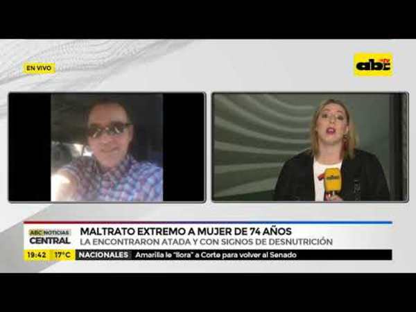 Maltrato extremo a mujer de 74 años: Anciana fue atada y golpeada - Tv - ABC Color