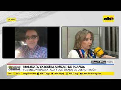 Maltrato extremo a mujer de 74 años: Hijo será imputado por maltrato - Tv - ABC Color