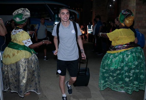 Paraguay llega a Salvador de Bahía y ya piensa en Colombia