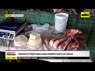 Concepción: Productores realizan ferias hace 20 años - Tv - ABC Color