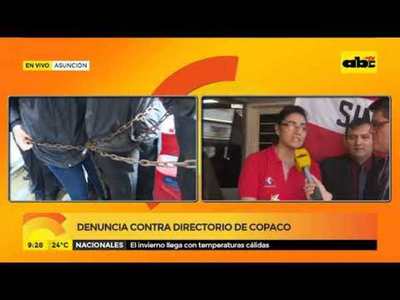Denuncia contra directorio de Copaco - Tv - ABC Color