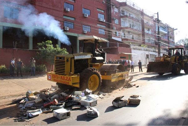 Destruyen evidencias en depósitos