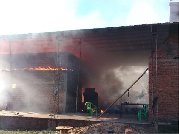 Se pierden 7 toneladas de yerba mate agroecológica en un incendio
