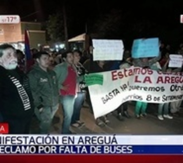 Movilización en protesta ante pésimo servicio de transporte - Paraguay.com