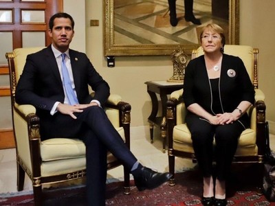 Bachelet insiste en la liberación de los presos políticos en Venezuela, dice Guaidó  - Radio 1000 AM