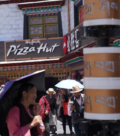 Pizza Hut abre su primer restaurante en el Tíbet