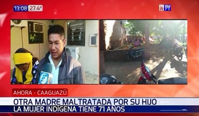 Hombre casi mata a golpes a su madre de 71 años | Noticias Paraguay