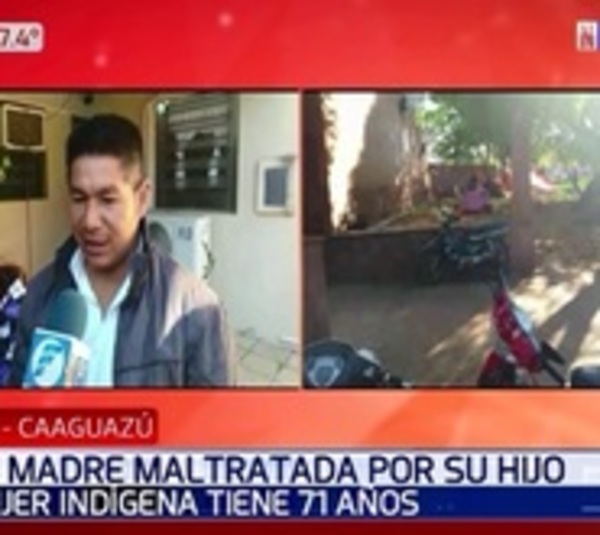 Hombre casi mata a golpes a su madre de 71 años en Caaguazú - Paraguay.com
