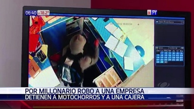 Caen motochorros tras millonario robo a un comercio | Noticias Paraguay