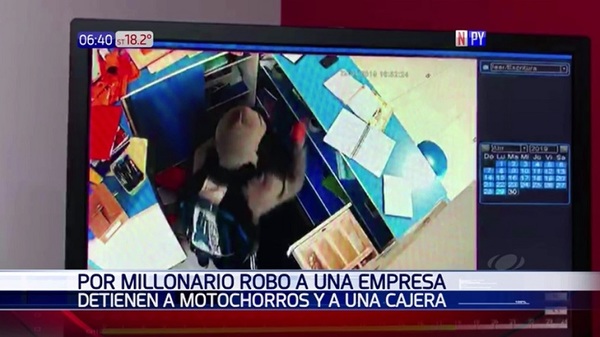 Caen motochorros tras millonario robo a un comercio | Noticias Paraguay