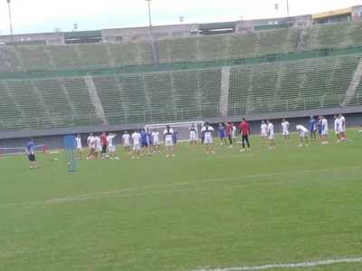 Paraguay entrena en Salvador Bahía