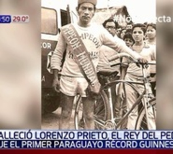 Fallece Lorenzo Prieto, 'Rey del Pedal' - Paraguay.com