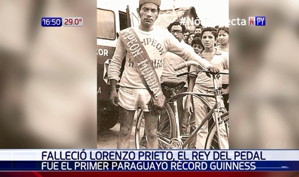 Fallece Lorenzo Prieto, 'Rey del Pedal' | Noticias Paraguay