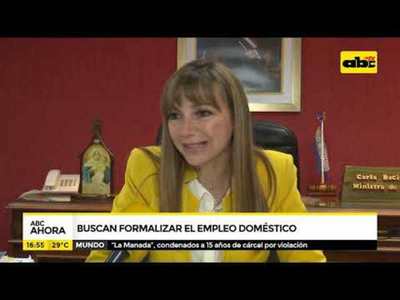 Buscan formalizar el empleo doméstico - Tv - ABC Color