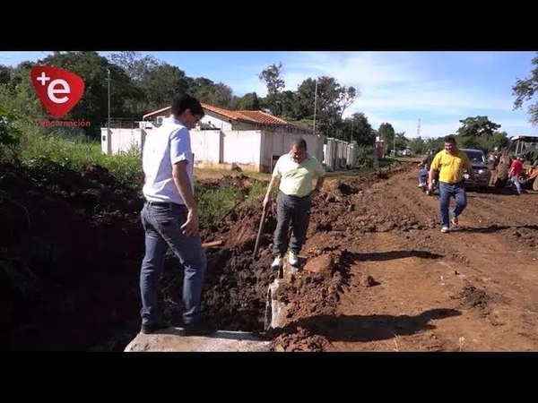 VERIFICAN AVANCE DE OBRAS EN BARRIOS DE ENCARNACIÓN