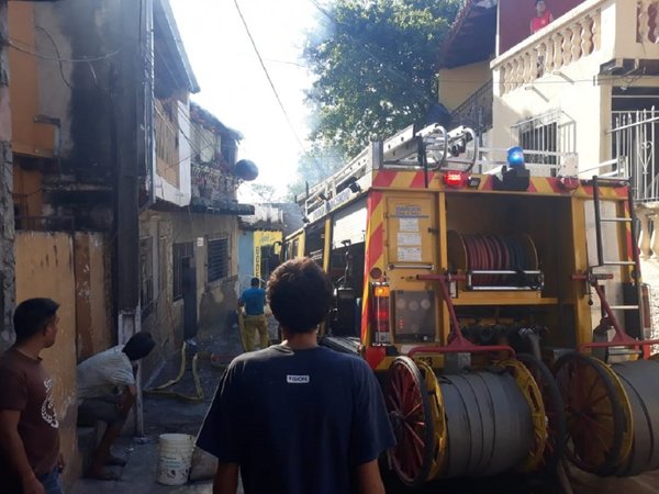 Susto en la Chacarita por un incendio