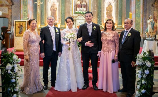 El sí de Lorena y Reinaldo