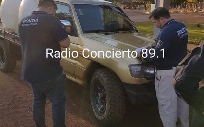 Incautan camioneta de dudosa procedencia