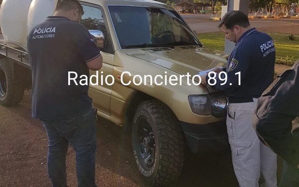 Incautan camioneta de dudosa procedencia
