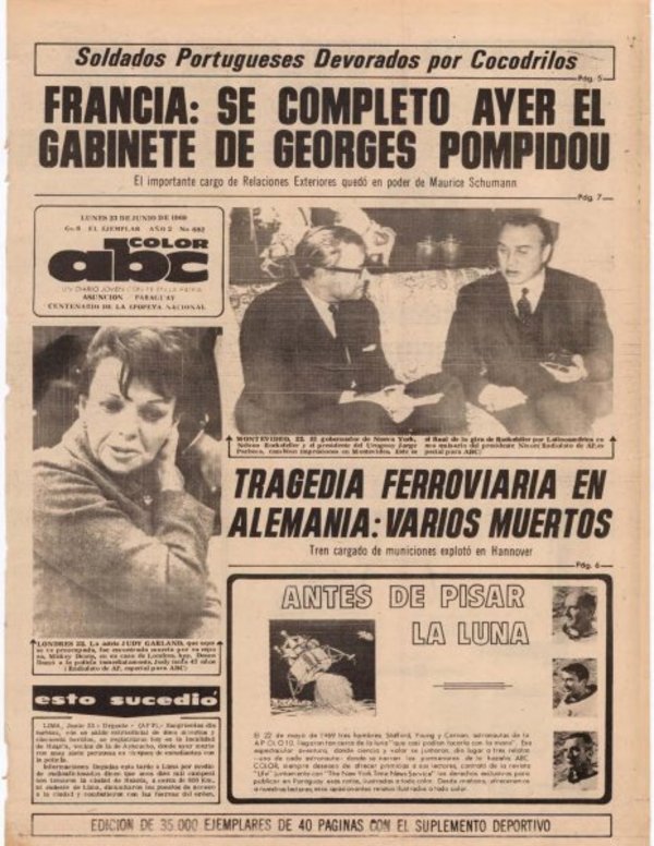 23 de junio de 1969 - Un Dia Como Hoy - ABC Color