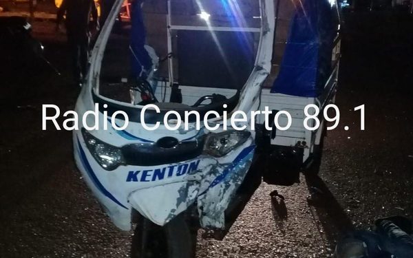 Choque entre motos deja dos heridos