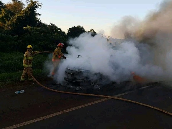 AUTOMOVILISTA ATROPELLÓ A UN BOMBERO QUE ESTABA EN SERVICIO
