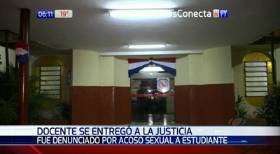 Detienen a maestro por supuesto acoso sexual | Noticias Paraguay