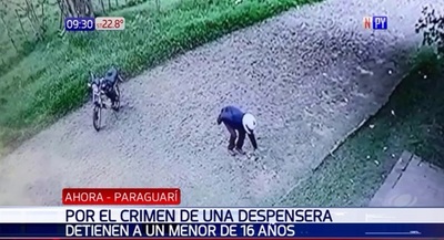 Detienen a menor de 16 años por crimen de despensera | Noticias Paraguay