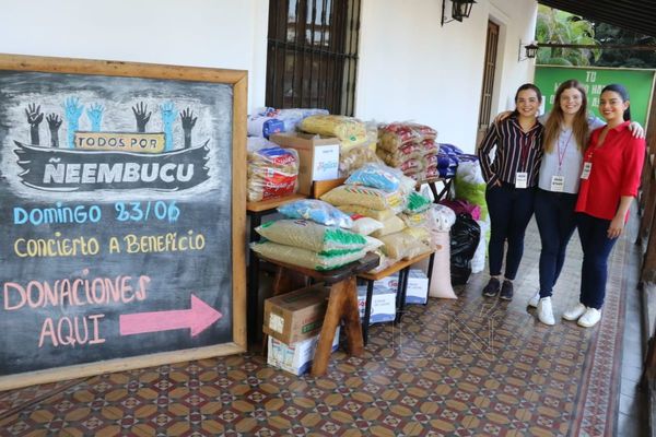 Arrancó concierto solidario “Todos por Ñeembucú”