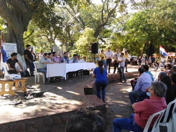 Audiencia pública termina con incidentes en San Antonio
