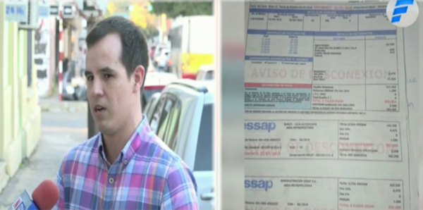 HOY / Cliente denuncia sobrefacturación de ESSAP: factura de junio "trepó" a casi G. 2 millones
