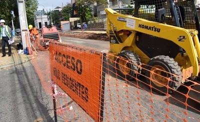 HOY / Varias calles de Asunción se verán afectadas por obras de alcantarillado desde mañana