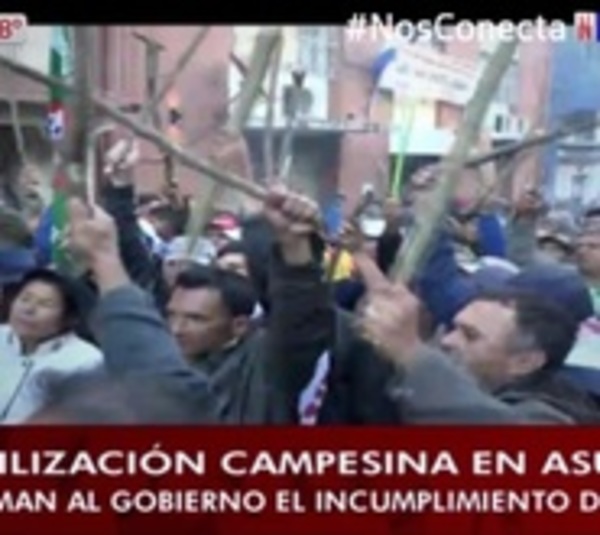 Campesinos no se irán de Asunción con las manos vacías - Paraguay.com