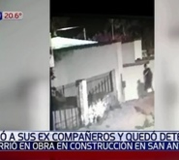 Fue detenido por robar a sus excompañeros - Paraguay.com