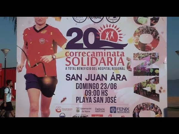 20° CORRECAMINATA SOLIDARIA EN ENCARNACIÓN FUE TODO UN ÉXITO