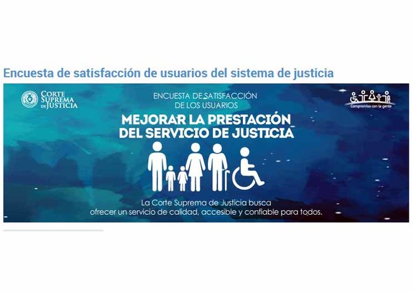 Inician encuesta de satisfacción de usuarios de justicia