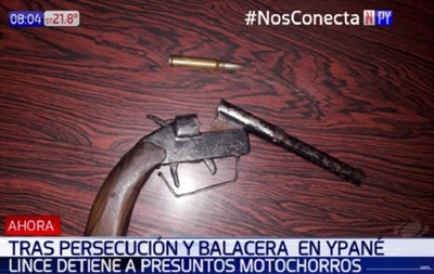 Motochorros a los tiros contra Linces en Ypané | Noticias Paraguay