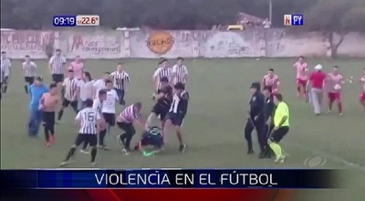 Otra vez, ganó la violencia en el fútbol del interior | Noticias Paraguay