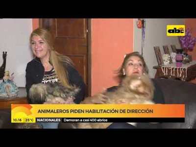 Animaleros piden habilitación de dirección - Tv - ABC Color